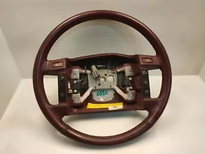 90-94 Lincoln Town Car Steering Wheel Leather OEM F1VC-3F563-AAW - Foto 1 di 8