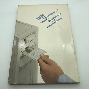 IBM PERSONAL SYSTEM/2 MODEL 60 50 QUICK REFERENCE MANUAL PS/2 8560 1987 Vintage - Photo 1/12