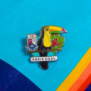 Belize Paris 2024 olympic pin badge - Picture 1 of 3