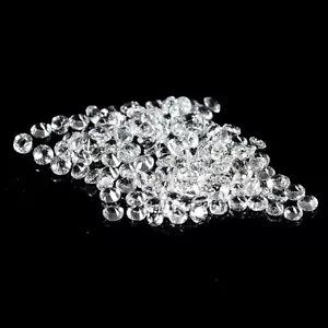 2,24 Ct y 1 mm _ TOPACIO BLANCO NATURAL 1mm LOTE FORMA REDONDA PIEDRAS PRECIOSAS SUELTAS - Imagen 1 de 12