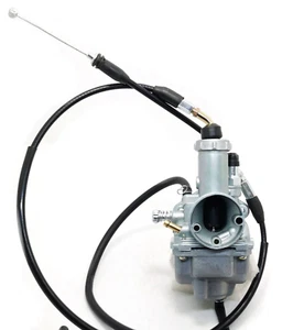 Carburetor & Throttle Cable For Yamaha Tri Moto 200 YTM200 Tri Moto 225 YTM225DX - Picture 1 of 5