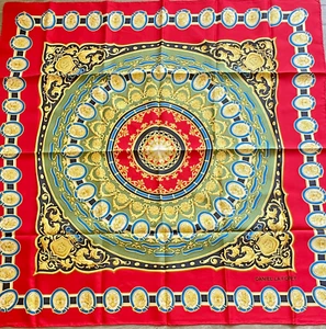 Foulard/Carré/Shawl★DANIEL De La Foret soie★hand rolled-60g★Silk SCARF schal Ex - Imagen 1 de 11