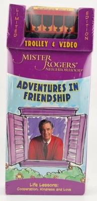Mister Rogers Neighborhood - Adventures In Friendship VHS w/ Trolley Car - Image 1 of 4