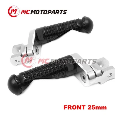 For Aprilia RSV4 1000 R Factory 09-17 MPRO 25mm Extended BLACK Front Foot Pegs Foto 1 de 4