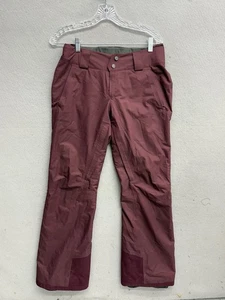 Patagonia Women's Insulated Snowbelle Pants Size Small S Dark Current Burgundy - Picture 1 of 15