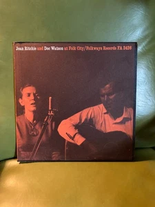 Jean Ritchie and Doc Watson - At Folk City LP Vinyl 1963 Folkways Records VG+ - Picture 1 of 3