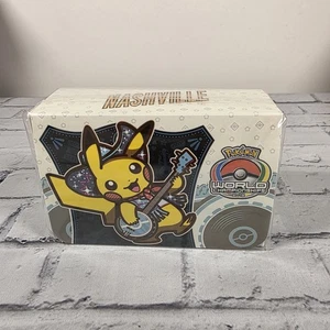 Pokemon World Championships 2018 Nashville Double Deck Box & Sleeves New - Picture 1 of 7