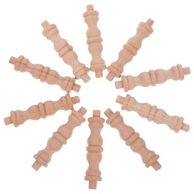  10 Pcs Wine Storage Racks Cabinet for Living Room Carved Collection - Image 1 of 4