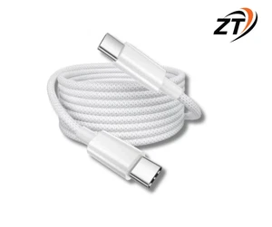 Type C to Type C Cable USB C Fast Charger Samsung Lead For iPhone 15 16 Pro Max - Picture 1 of 7