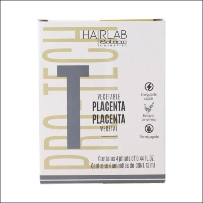 Salerm Hair Lab Placenta Vegetal 4 x 13 ml Tratamiento Concentrado