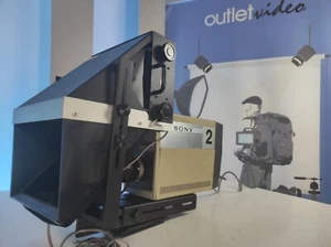 Working Vintage Broadcast Teleprompter f Video Camera w Remote & Motor (Paper) - Picture 1 of 22