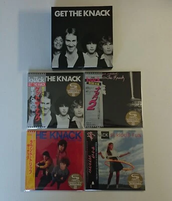 The Knack Japan 4 Titles Set Mini-LP SHM-CD w/OBI + LTD Storage Box Foto 1 de 3