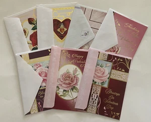 Valentine's Day Greeting Cards w/Religious Themes (7) - Picture 1 of 7