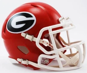 Georgia Bulldogs Mini Speed Replica Casco [NUOVO] NCAA Miniatura Scrivania Ufficio - Foto 1 di 1