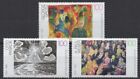 Germany 1993 Sc# 1778-1780 Mint Mnh Modern Painting Pankok Weber Grosz Stamps