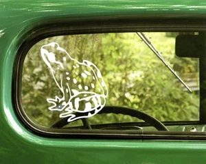 2 FROG DECAL Stickers For Car Window Truck Bumper Laptop RV - Picture 1 of 1