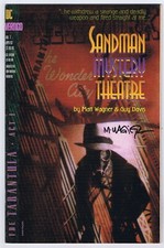 Sandman Mystery Theatre #1 VFNM Signed w/COA Matt Wagner 1993 DC Comics