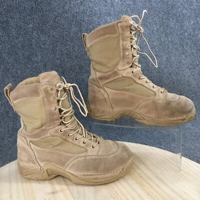 Botas Danner para Hombres 7 D Desert TFX Áspera Combate Media Pantorrilla Con Cordones Cuero Beige Foto 1 de 4