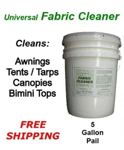 Fabric/Cloth Awning Cleaner-Cleans Awnings, Tents, Banners 5 Gal. FREE SHIPPING - Picture 1 of 4