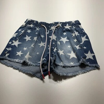 Celebrity Pink Re Generation Shorts Womens XS Poppy Star Pattern String Cut Off - Image 1 of 4
