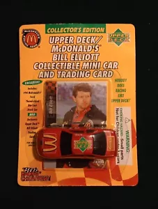Mini auto y tarjeta coleccionable UpperDeck/McDonald's Bill Elliott 1995 radiocontrol - Imagen 1 de 7