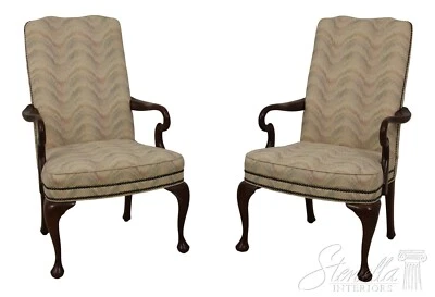 56646EC: Par de sillones tapizados GUNLOCKE Queen Anne Foto 1 de 4