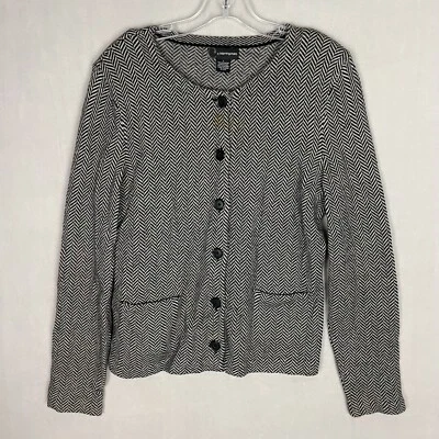 Top informal con botones de lana merino cachemir talla grande C by Bloomingdales para mujer Foto 1 de 4