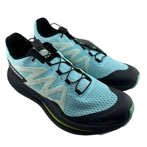 Salomon Pulsar Trail Women's Trail Running Quicklace Blue Contragrip SIZE 8 - Picture 1 of 7