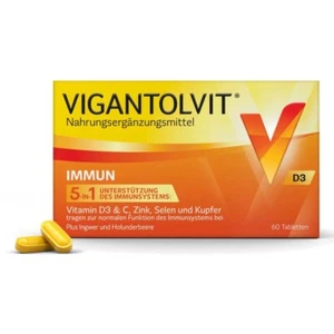 Comprimidos recubiertos con película inmune VIGANTOLVIT 60 unidades PZN 16752328 - Imagen 1 de 1