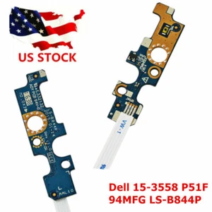 Power Button Cable For Dell Inspiron 15-3558 5555 5558 5559 LS-B844 P94MFG tozx8 - Picture 1 of 6