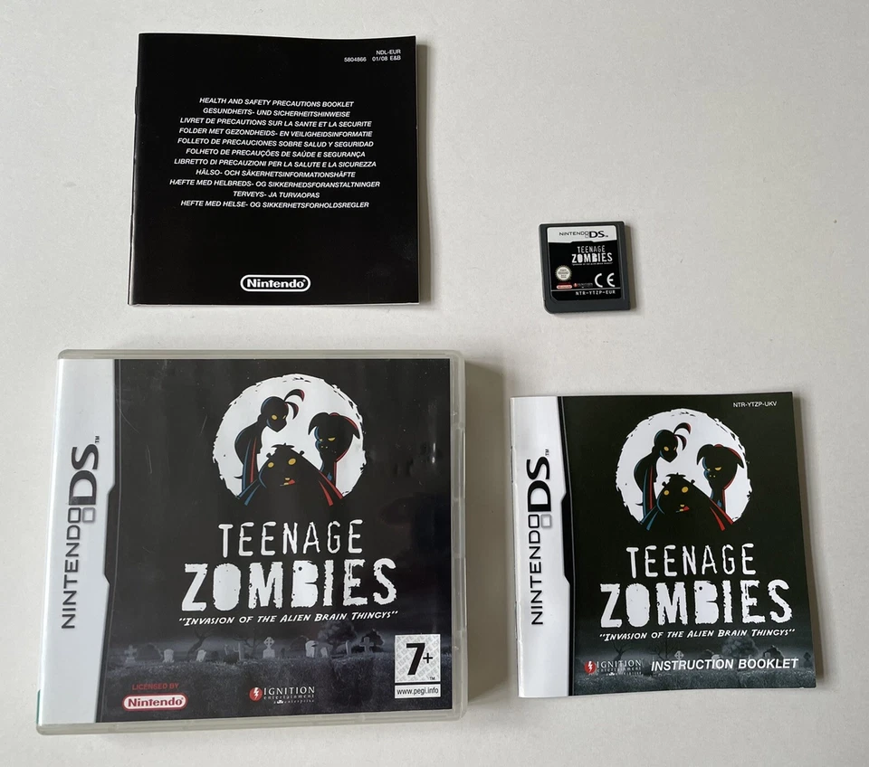 Teenage Zombies: Invasion of the Alien Brain Thingys Nintendo DS Complete PAL - Image 1 of 1