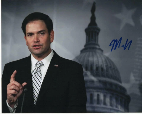 SENATOR MARCO RUBIO SIGNED AUTOGRAPHED 8X10 PHOTO - FLORIDA, DONALD TRUMP D Cover