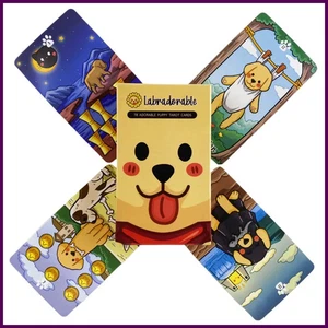 Labradorable Tarotkarten Cute Dog Design A 78 Deck Orakel English Visions - Bild 1 von 24