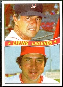 Living Legends B/Carl Yastrzemski/Johnny Bench Card 1984 Donruss #B - Picture 1 of 2