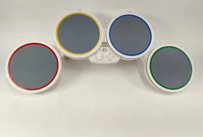 Nintendo Wii Rock Band 19092 Harmonix White DrumPad Controller Only USB Wired G5 - Image 1 of 4