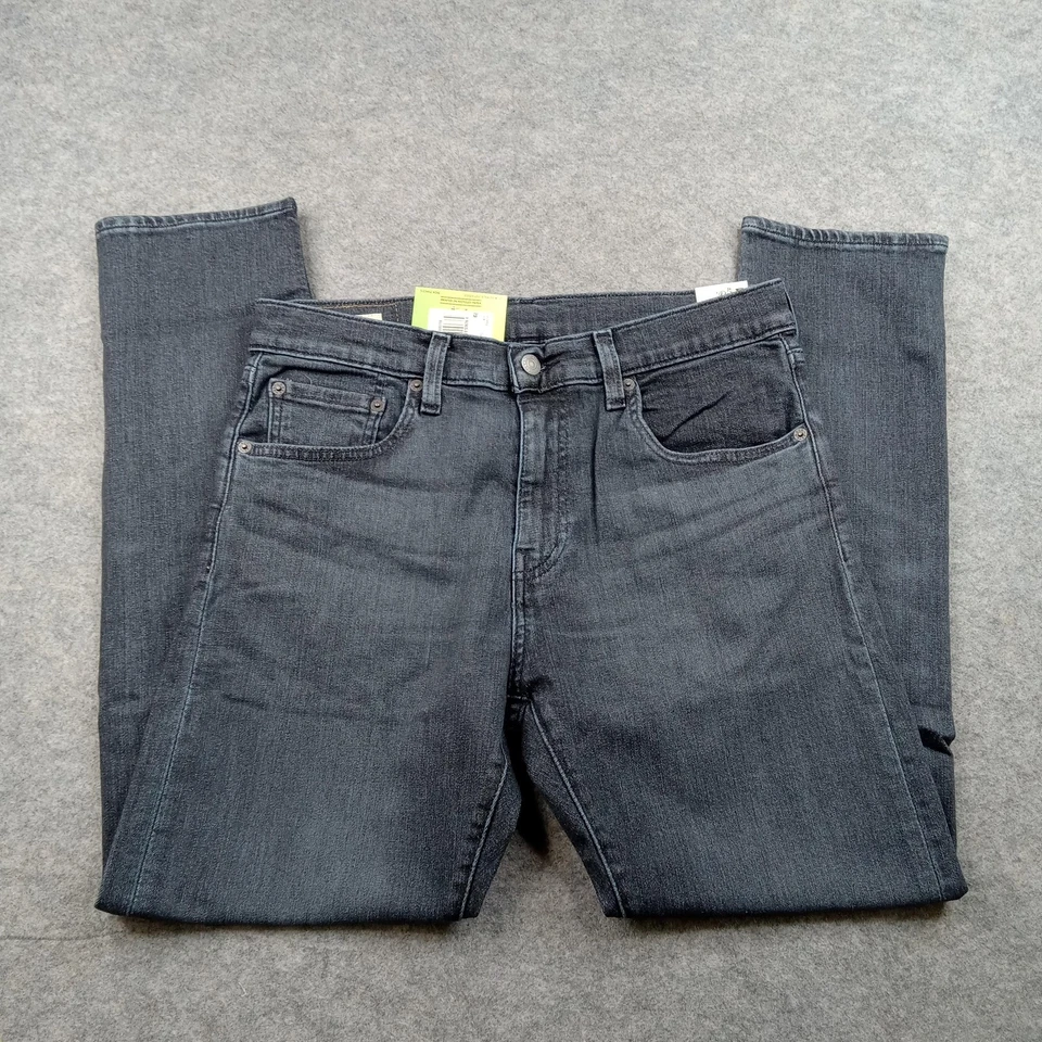 Levis 512 Jeans Mens 31x30 Gray Slim Taper Stretch Denim Levi's Premium - Image 1 of 4