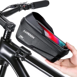 Borsa Telaio Bici Impermeabile MTB Borse Bicicletta Telaio Anteriore Borsa Top T - Foto 1 di 12