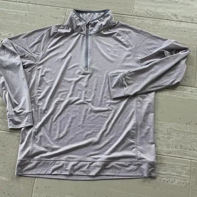 Walter Hagen Men's Golf Pullover Quarter Zip Pink/Blue Athleisure Size L EUC - Image 1 of 4