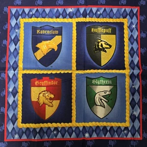 Harry Potter Vintage Stoff, 1 Yd - Springs Industries 9196, Hogwarts Haus Wappen - Bild 1 von 2