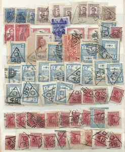 URUGUAY Lote 100 Sellos Cancelaciones Interesantes ¡MUY BUENO! - Imagen 1 de 2