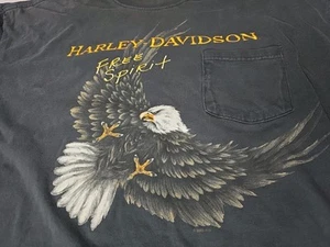 Vintage 2000 Harley Davidson Sauk Prairie WI HOG Hospital T-Shirt XL Free Spirit - Picture 1 of 24