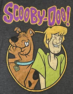 Hannah Barbera Herrenshirt Scooby Doo Shaggy Smile Grafik grau kurzärmelig! (M) - Bild 1 von 2