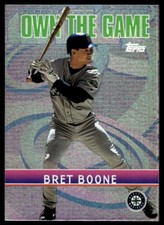 2001 Topps Baseball Card Bret Boone Seattle Mariners #OG4