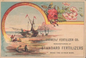 Vintage Advertising Trade Card - Farmers Fertilizer Co. Standard Fertilizers - Picture 1 of 2