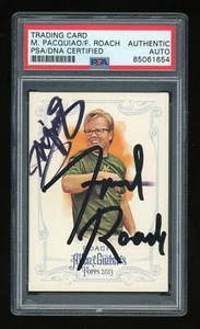 MANNY PACQUIAO FREDDIE ROACH doppelt signiertes Autogramm Topps Allen Ginters PSA AUTO - Bild 1 von 3