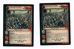 LOTE DE TARJETAS PROMOCIONALES TCG - GORGOROTH SWARM - OP55 (X2) - P&P GRATIS - Imagen 1 de 2