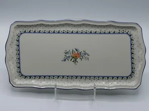 Plato de pastel de rey Villeroy & Boch Romantica 34,5 x 17 cm - Imagen 1 de 9