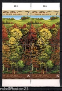 1988-BLOC TIMBRES 1°JOUR//SURVIE DES FORETS-ONU(VIENNE)**STAMP Y/T.81/82 - Imagen 1 de 1