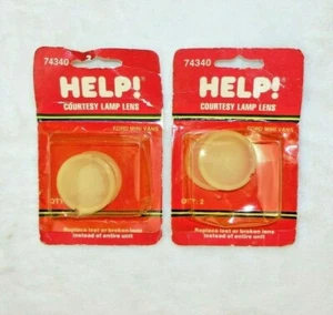 Motormite Help Courtesy Lamp Lens 86-89 Ford Aerostar Mini Van 74340  LOT OF 2 - Picture 1 of 8