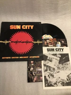 SUN CITY  LP - ARTISTS UNITED AGAINST APARTHEID (Inner Sleeve, Inset, EX) Foto 1 de 4